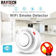 Daytech Wifi Smoke Detector Photpelectric Smoke Sensor Fire Alarm Tuya App (SM11)