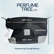 MCM Mens Toiletry Bag Polyester Black & Gray  [Original Perfume Men]