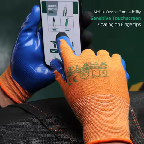 LAOA 400V Insulated Cut Resistant Gloves EN388 Level 4 Flame Retardant Touchscreen Safety Work Glove
