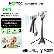 Selfie Stick Tripod Wireless Bluetooth KF-C16, 360° Anti-shake Face Tracking Automatic Rotation, Han