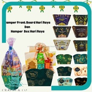 10PCS HAMPER BOX HARI RAYA LIMITED EDITION  / HAMPER RAYA / HAMPER BASE BOX / GIFT HAMPER BOX HARI R