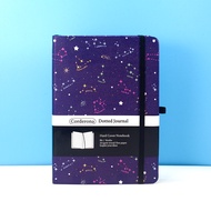 Zodiac Stars Dotted Journal B6 Bìa cứng Bujo 160gsm Giấy dày Dot Grid Notebook