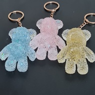 Resin Bear Bear Keychain