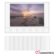 LEMONTREE Card Protector Sleeves, A7 6-Ring A7 Binder Pages,  Binder Refill