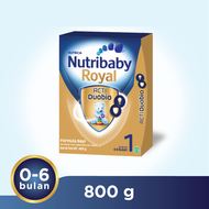 NUTRIBABY Royal 1 800 GR Susu Formula Bayi 0 - 6 Bulan