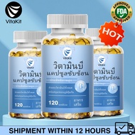 B-Complex Vitamin Supplements (B12 B1 B2 B3 B5 B6 B9 Folic Acid &Biotin) for Improve Immunity System