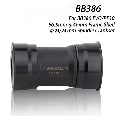 BB386 EVO PF30 30 Press Fit Bottom Bracket Axle For MTB Road Bike 24/24mm 86.5mm CrankSet Bike shaft