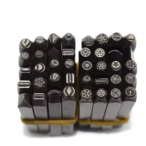 20PCS Design Jewelry Metal Stamp Steel Punch Tool for Beading & Jewellery Making Tool