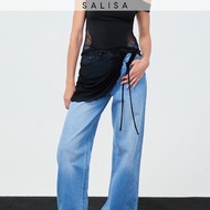 SALISA-MESH WRAP SKIRT FW25