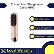 Enchen H100 Cordless Hair Straightener Comb Portable Wireless Negative Ionic Hair Straightener Brush