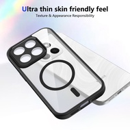 Honor X6C Case Frosted Transparent Magnetic Casing For Honor X6C Phone Case