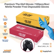 Premium The Glof Gloves Nitrile Powder Free Disposable Gloves 100pcs/Box | Use for Hygiene and General Purpose