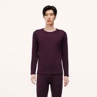 HLA | ชุดชั้นในผู้ชาย อบอุ่น หนา เสื้อคลุมกันหนาวแบบสวมหัวแขนยาว ทรงหลวม โพลีเอสเตอร์ คอตตอน อะคริลิ