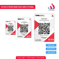 Print Qris Barcode Stickers A6 Size A5/ A4/