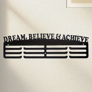 HELLOYOUNG Wall Mounted Display Shelf for Sports Medals Trophies Award Decor Organizer