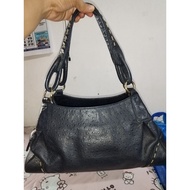 Preloved Esquire U.S. Bag,Genuine Leather,Navy Blue