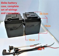 ebike battery case with complete set of connectors for romai mini cruz nwow erv ecobike and other br