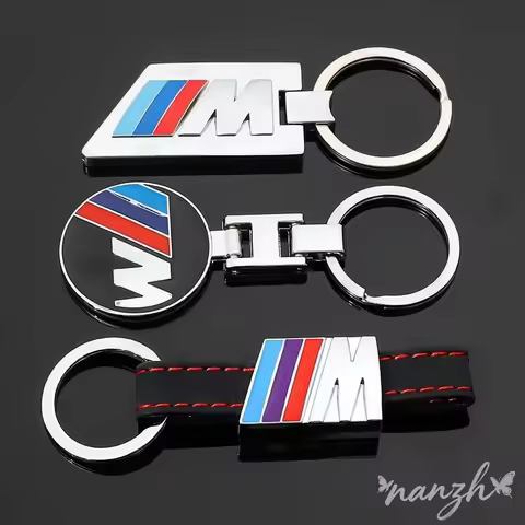 Car Badge Keychain For BMW M F10 F20 E83 E90 E92 E93 X1 X5 X6 F30 G03 E43 E63 E84 3D Creative Metal 