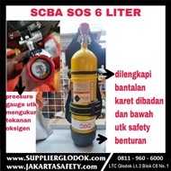 Sos Scba Self Container Breathing Apparatus 6L