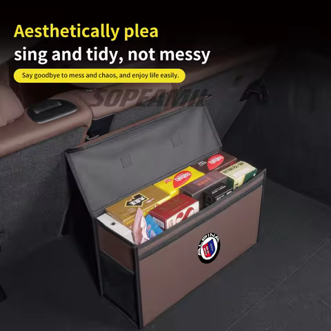 Car Trunk Organizing And Storage Box For ALPINA B3 B4 B5 B7 B8 D3 D4 D5 XD3 XD4 XB7 B12 G20 G30 G45 