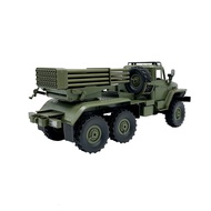 For WPL B36-2 1/16 Metal Rocket Launcher Pipe Rc Truck BM-21 Grad 6x6 Vehicle 2-Speed Gearbox