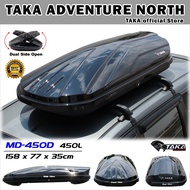 TAKA Roof Box MD-450D 450L Slim Design Storage Carrier Roofbox