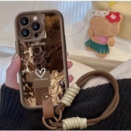 Foreign Trade Suitable for 17pro Phone Case Apple 15 Love 1413promax/16