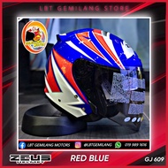 ZEUS Helmets GJ-609 [RED BLUE TRICO]