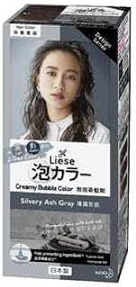 Liese Cream Bubble Color 2 Tone Color Silvery Ash Gray 108Ml