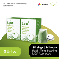 Linx CGM Full Set (2 Units) | 30-Day Sensor | Real-Time Tracking | MDA Approved