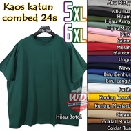 KATUN BIGSIZE T-SHIRTS 3XL 4XL 5XL 6XL PLAIN 24S COMBED COTTON T-SHIRTS Bigsize JUMBO
