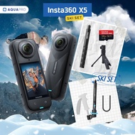 Insta360 X5 Ski Set Thai Warranty Insta360 X5 Action Camera 8K 360 Cam By AquaproThailand