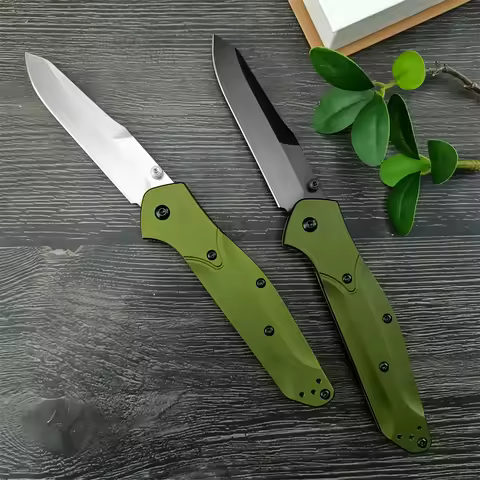 D2 940 Folding Pocket Knife Aluminium Handle Edc Survival Military Tactical Outdoor Defense Flipper