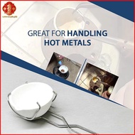 [LSG1] 25.5CM Stainless Steel Crucible Tong Crucible Clamp Crucible Pliers White Gold Bowl Melting G
