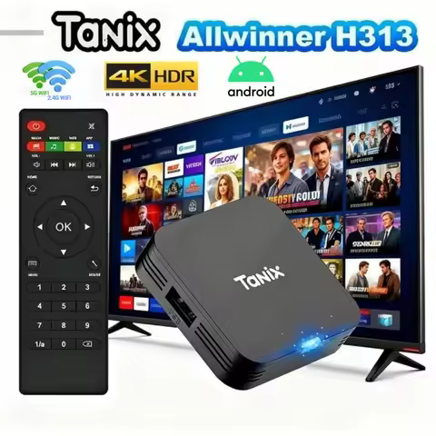 Tanix TX1 Global Android 10.0 TV Box 2.4G WIFI 4K HDR 3D 2GB 16GB Allwinner H313 Media Player Multi 
