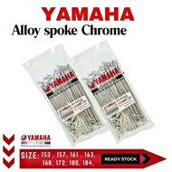 SPOKES RANTING CHROME 100% STEEL FOR RIM YAMAHA RCB RIM LIDI WHEELS SPOKE RXZ Y125Z SRL110 Y15 YB100