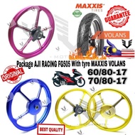 Yamaha NVX155/NVX/Aerox155 Aji Racing FG505 Forged Sport Rim F/R:1.60X17 Rims Lithuum Wheel