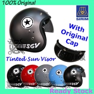 Helmet Classic SGV Star Tinted Sun Visor with Original Cap