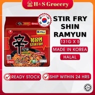 [Made in KOREA] Nongshim Stir Fry Shin Ramyun Ramen Noodle 韩国干捞辛辣面 [Halal] [READY STOCK]
