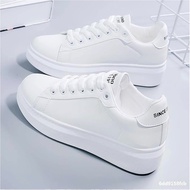 Women's white gym shoes Sneakers Rubber white low-soled shoes bata shoes for women students GNu02 ka