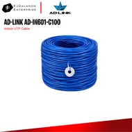 AD-LINK AD-IN601-C100 100M Blue 23AWG 0.5mm CCA Indoor Cat6e UTP Cable| EJDalanon Enterprise