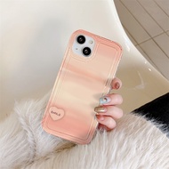 เคส สําหรับ iPhone 11 13 14 12 Pro Max 7 8 SE Plus XR X XS 6 เคสไอโฟน มีสีสัน เคสโทรศัพท์มือถือ ท้องฟ้า เคสโทรศัพท์ รัก Case เคสใส