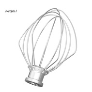 [LV] Stainless Steel Whip  Attachment Mixer Replacement for KitchenAid 5K45/5KSM150