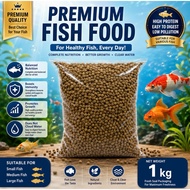 558 Makanan Ikan Air Tawar Multi Feed 1kg | Fresh Water Fish Feed (3-5mm) (Ready Stock)