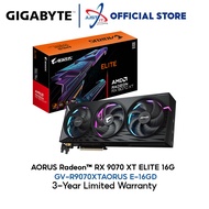 GIGABYTE AMD RX 9070 XT AORUS ELITE 16GB DDR6 GRAPHICS CARD ( GV-R9070XTAORUS E-16GD )