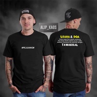 Men's DISTRO Shirts For Business Fighters And Prayer T-Shirts For Da'Wah Contemporary Words