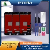 Genuine LCD screen compatible with IPhone 8/8 Plus Black and white, 100% tested and free kit