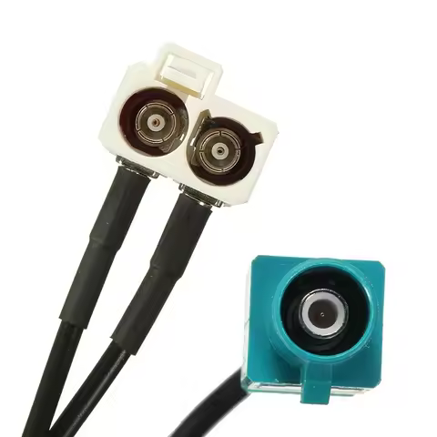 Diversity 2 Fakra to 1 Fakra For VW Skoda RNS510 RCD510 RNS310 RNS315 Radio Antenne Adapter Connecto