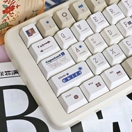 【Keycap Only】ที่ไม่รู้จัก126คีย์ Oblivion Keycaps รายละเอียดเชอร์รี่ PBT Sublimated Minimalist Keyca