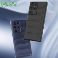 Lenuo Phantom Shield Soft ซิลิโคน TPU โทรศัพท์กรณีสำหรับ Samsung Galaxy S22 Ultra / S22 Plus / S22 / S21 5G / S22 Plus / S21 Ultra 5G / S21 FE / Note20 Ultra/Note20กันกระแทกถุงลมนิรภัยเคสคลุม
